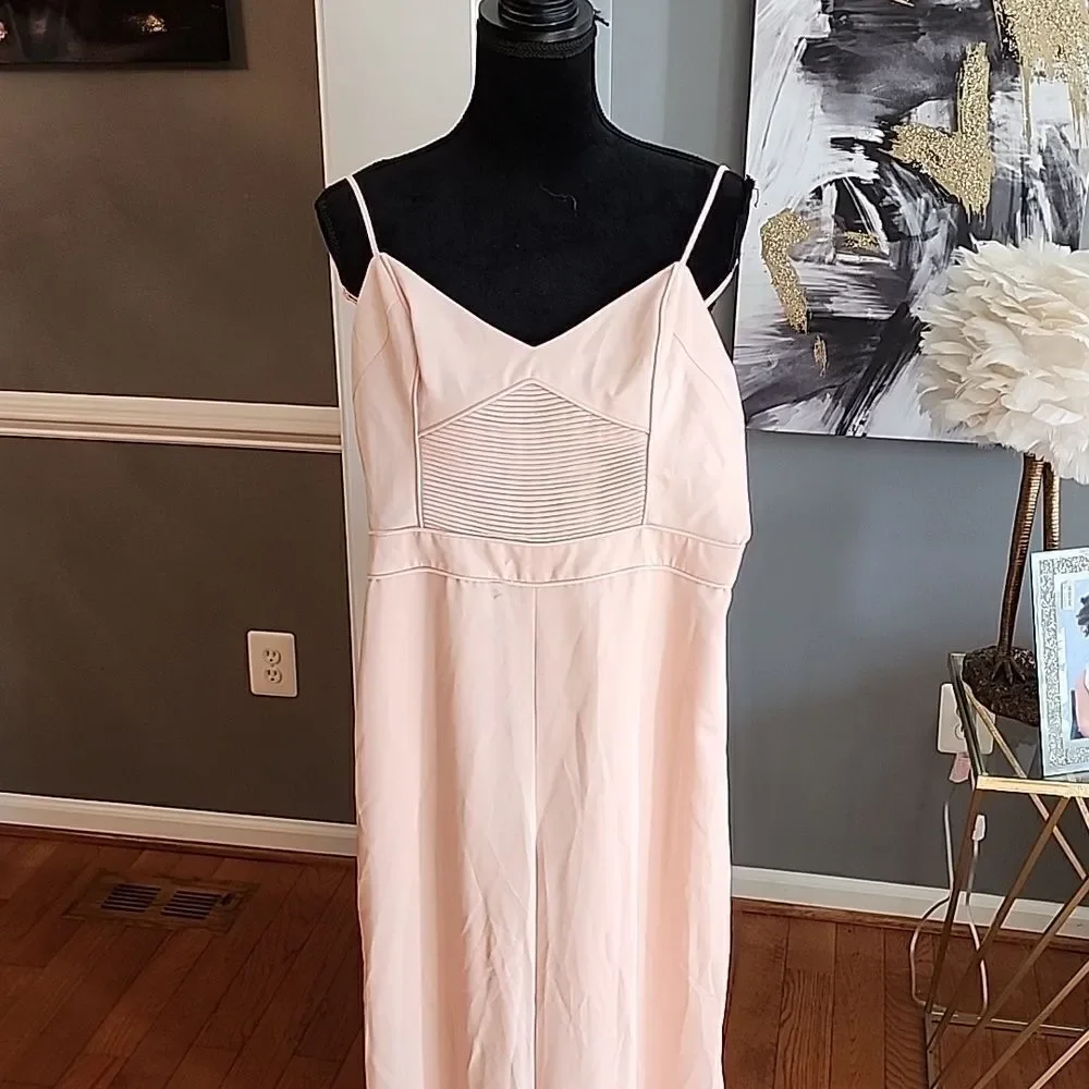 BCBGMaxAzria pink jumpsuit